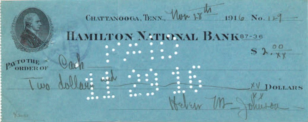 Hamilton National Bank 11-28-1916